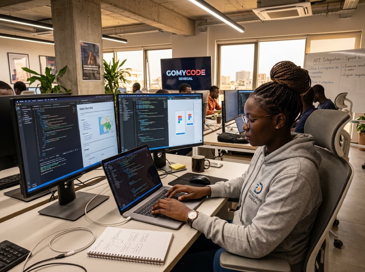 Développeur web/mobile — prestataire au travail