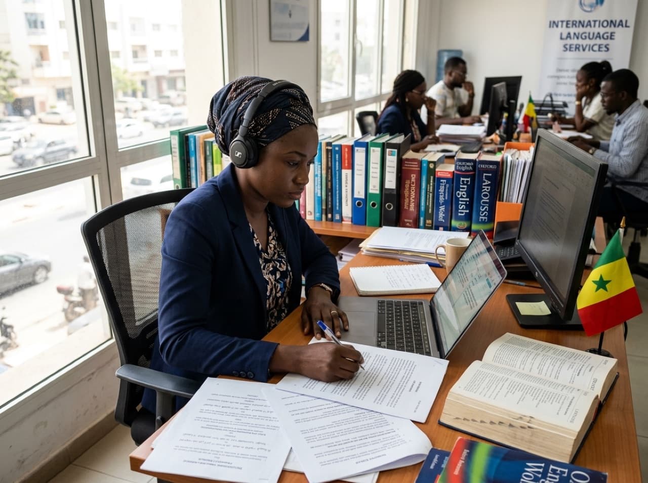 Traducteur — prestataire au travail